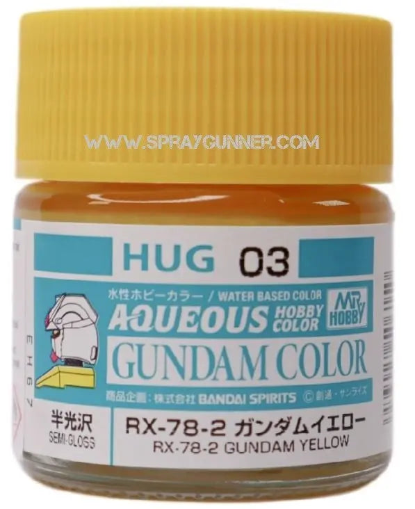 GSI-Creos-Mr.Hobby-Aqueous-Gundam-Color-Paint_-RX-78-2-Gundam-Yellow-HUG03-GSI-Creos-Mr.-Hobby-27002983