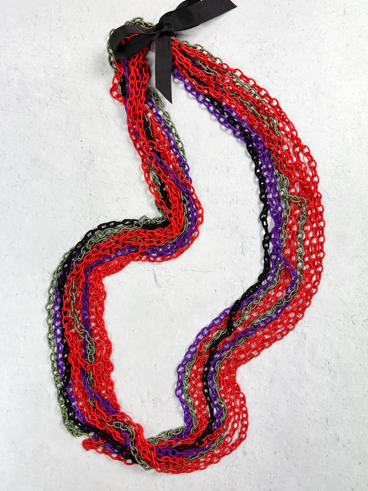 Jianhui_London_10_Strand_Fabric_Chain_Necklace_NL1748_Multi_1